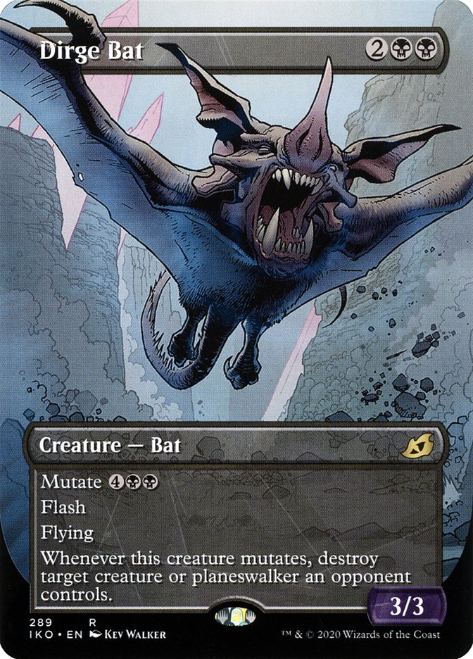 Dirge Bat (Showcase) [Ikoria: Lair of Behemoths] | Sanctuary Gaming