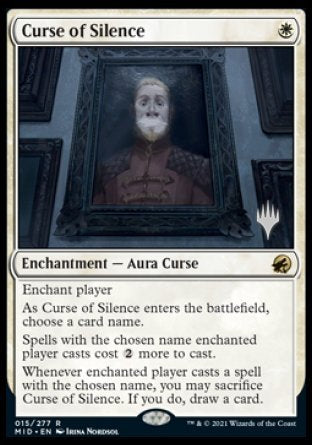 Curse of Silence (Promo Pack) [Innistrad: Midnight Hunt Promos] | Sanctuary Gaming