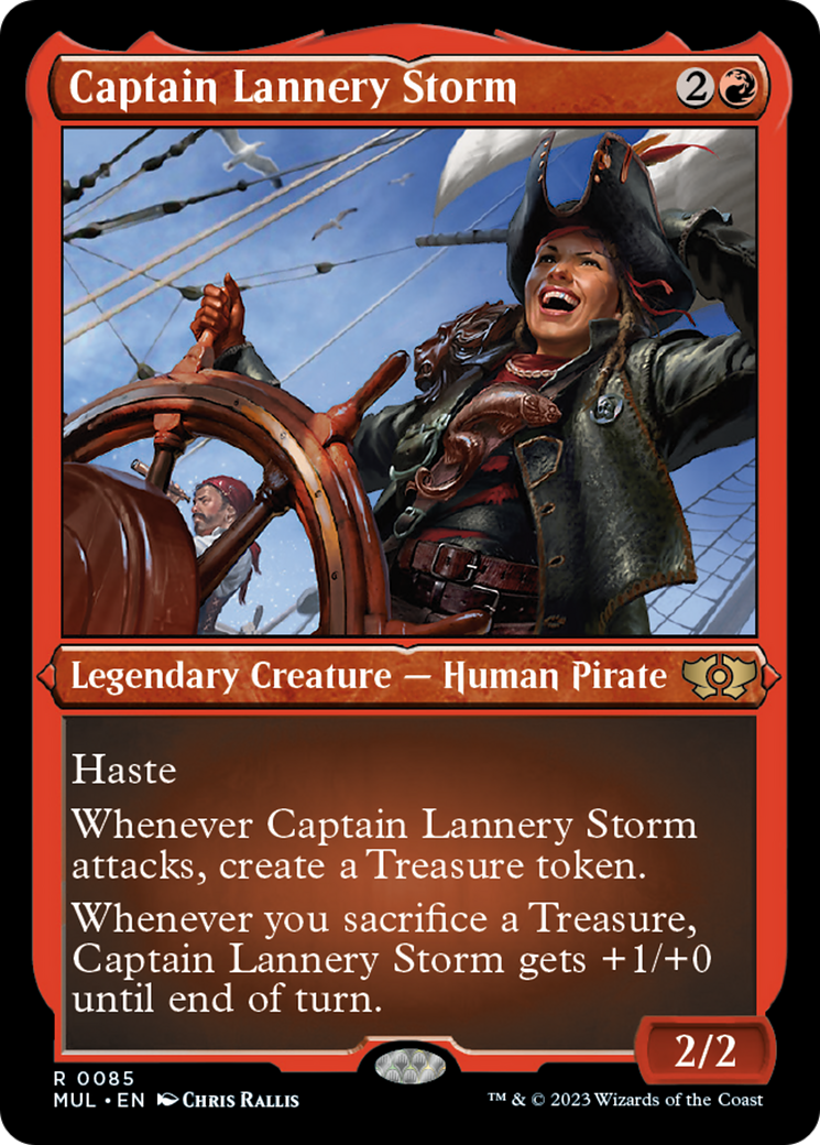 Captain Lannery Storm (Foil Etched) [Multiverse Legends] | Sanctuary Gaming
