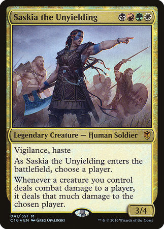 Saskia the Unyielding [Commander 2016] | Sanctuary Gaming