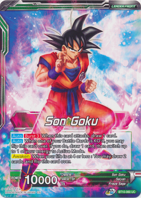 Son Goku // Ferocious Strike SS Son Goku (BT10-060) [Rise of the Unison Warrior Prerelease Promos] | Sanctuary Gaming
