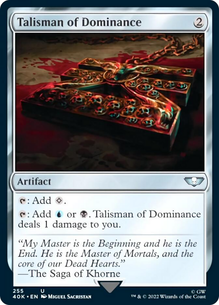 Talisman of Dominance (255) (Surge Foil) [Universes Beyond: Warhammer 40,000] | Sanctuary Gaming