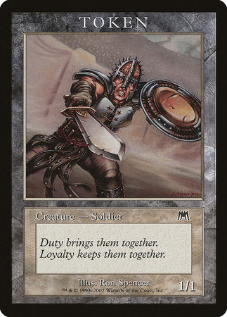 Soldier Token (Onslaught) [Magic Player Rewards 2002] | Sanctuary Gaming