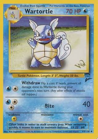 Wartortle (63/130) (W Stamped Promo) [Base Set 2] | Sanctuary Gaming