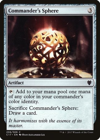 Commander's Sphere [Commander 2017] | Sanctuary Gaming