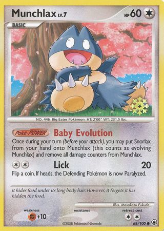 Munchlax (68/100) [Countdown Calendar Promos] | Sanctuary Gaming