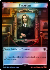 Soldier // Treasure (0060) Double-Sided Token (Surge Foil) [Doctor Who Tokens] | Sanctuary Gaming
