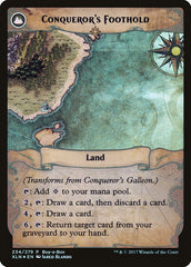 Conqueror's Galleon // Conqueror's Foothold (Buy-A-Box) [Ixalan Treasure Chest] | Sanctuary Gaming