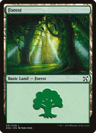 Forest (31) [Duel Decks: Elves vs. Inventors] | Sanctuary Gaming