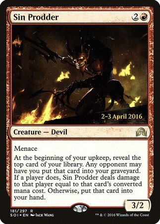 Sin Prodder [Shadows over Innistrad Promos] | Sanctuary Gaming