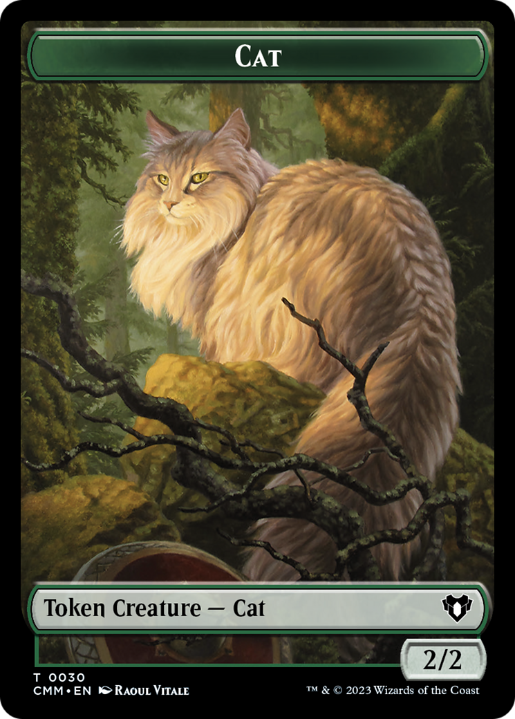 Cat Token (30) [Commander Masters Tokens] | Sanctuary Gaming