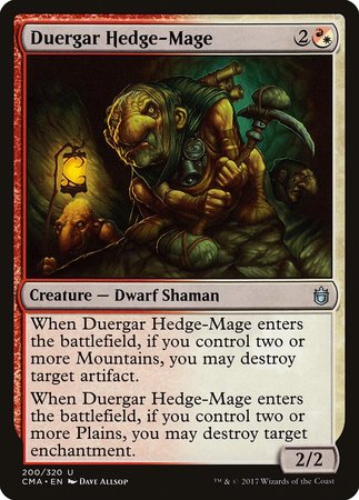 Duergar Hedge-Mage [Commander Anthology] | Sanctuary Gaming