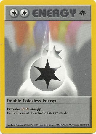 Double Colorless Energy (96/102) (Shadowless) [Base Set 1st Edition] | Sanctuary Gaming