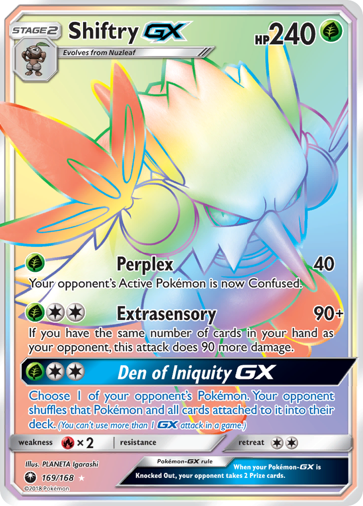 Shiftry GX (169/168) [Sun & Moon: Celestial Storm] | Sanctuary Gaming