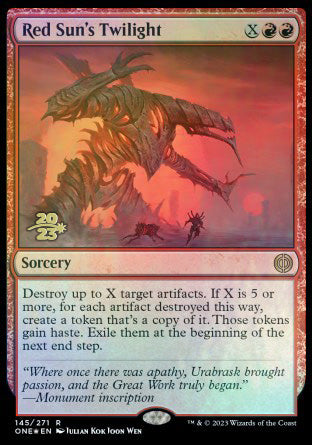 Red Sun's Twilight [Phyrexia: All Will Be One Prerelease Promos] | Sanctuary Gaming