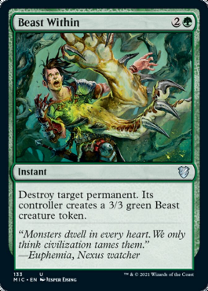 Beast Within [Innistrad: Midnight Hunt Commander] | Sanctuary Gaming