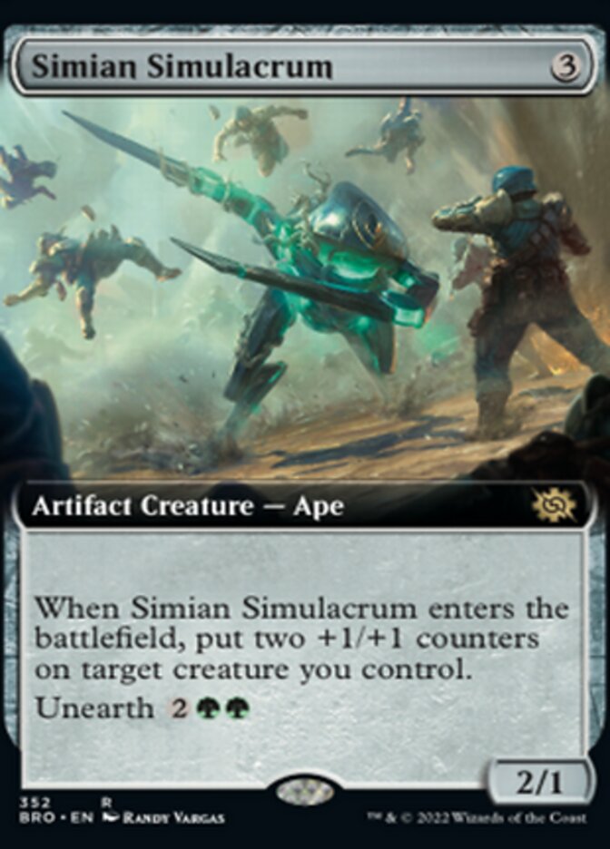 Simian Simulacrum (Extended Art) [The Brothers' War] | Sanctuary Gaming