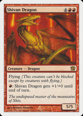 Shivan Dragon [Ninth Edition] | Sanctuary Gaming