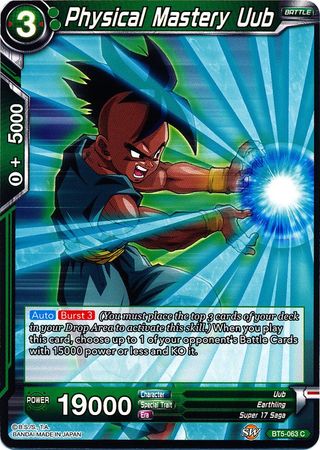 Physical Mastery Uub (BT5-063) [Miraculous Revival] | Sanctuary Gaming