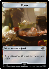 Tentacle // Food (0023) Double-Sided Token (Surge Foil) [The Lord of the Rings: Tales of Middle-Earth Tokens] | Sanctuary Gaming