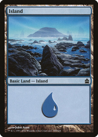 Island (305) [Commander 2011] | Sanctuary Gaming