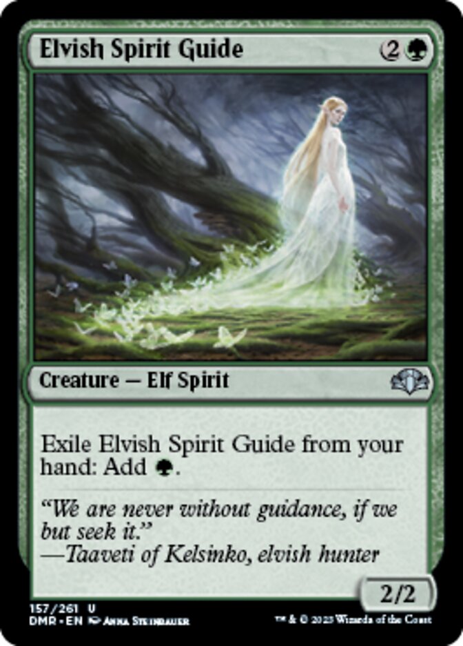 Elvish Spirit Guide [Dominaria Remastered] | Sanctuary Gaming