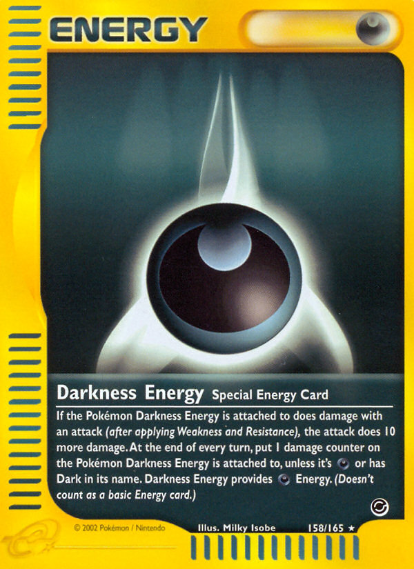 Darkness Energy (158/165) [Expedition: Base Set] | Sanctuary Gaming