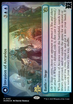 Invasion of Arcavios // Invocation of the Founders [March of the Machine Prerelease Promos] | Sanctuary Gaming