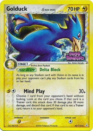 Golduck (43/110) (Delta Species) (Stamped) [EX: Holon Phantoms] | Sanctuary Gaming