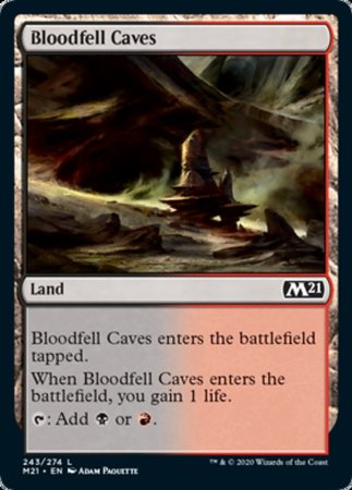 Bloodfell Caves [Core Set 2021] | Sanctuary Gaming