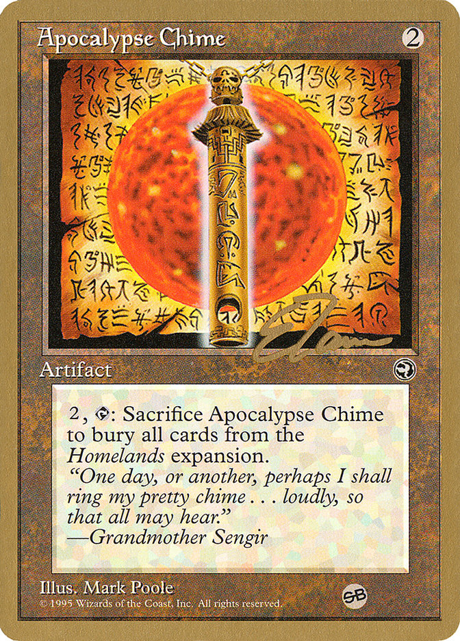 Apocalypse Chime (Eric Tam) (SB) [Pro Tour Collector Set] | Sanctuary Gaming