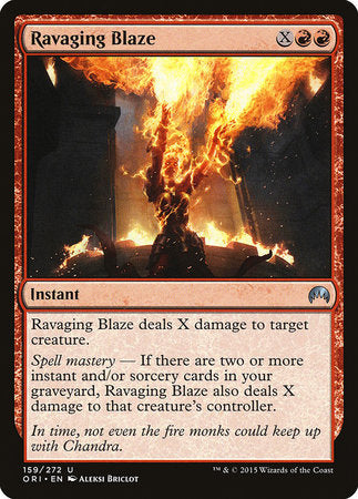 Ravaging Blaze [Magic Origins] | Sanctuary Gaming