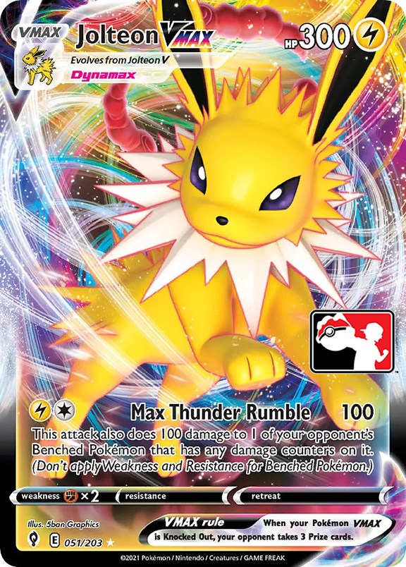 Jolteon VMAX (051/203) [Prize Pack Series One] | Sanctuary Gaming