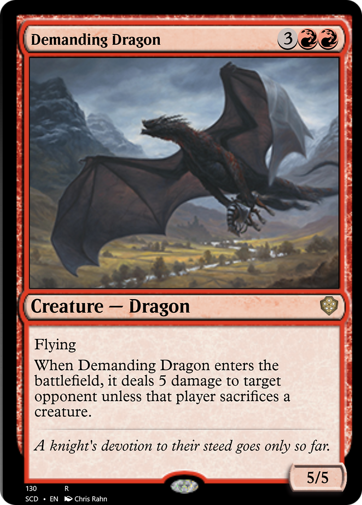 Demanding Dragon [Starter Commander Decks] | Sanctuary Gaming