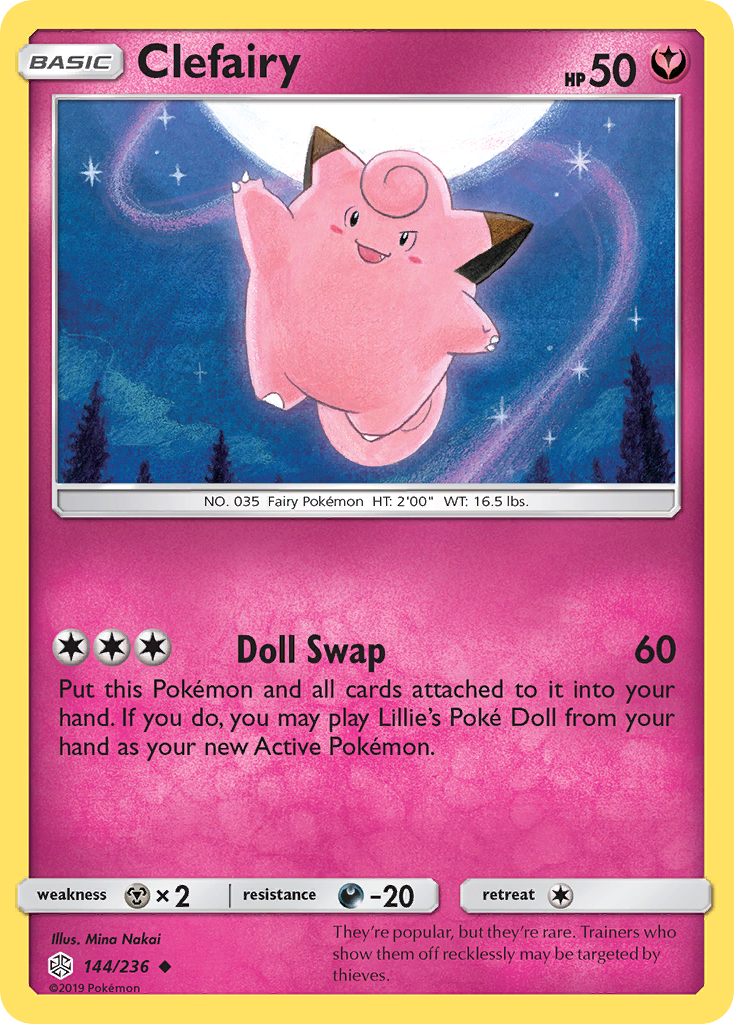 Clefairy (144/236) [Sun & Moon: Cosmic Eclipse] | Sanctuary Gaming