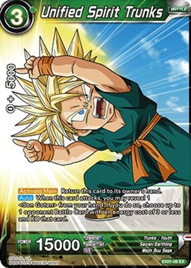 Unified Spirit Trunks (EX01-06) [Mighty Heroes] | Sanctuary Gaming