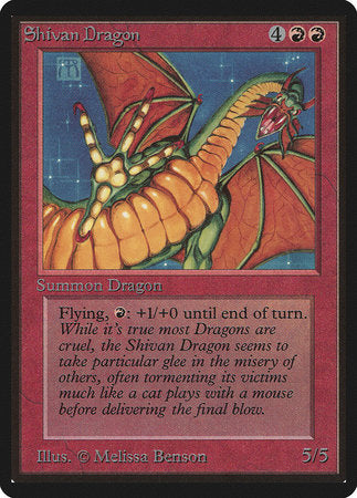 Shivan Dragon [Limited Edition Beta] | Sanctuary Gaming