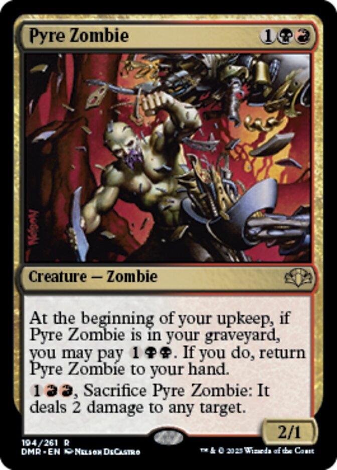 Pyre Zombie [Dominaria Remastered] | Sanctuary Gaming