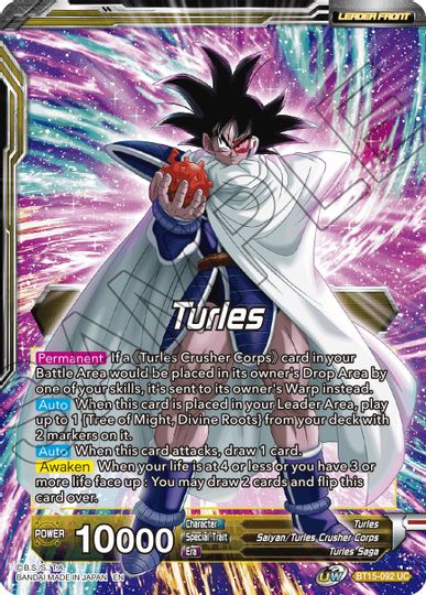 Turles // Turles, Accursed Power (BT15-092) [Saiyan Showdown Prerelease Promos] | Sanctuary Gaming