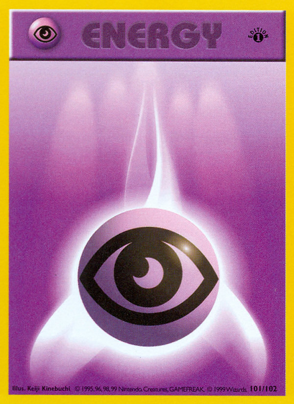 Psychic Energy (101/102) (Shadowless) [Base Set 1st Edition] | Sanctuary Gaming