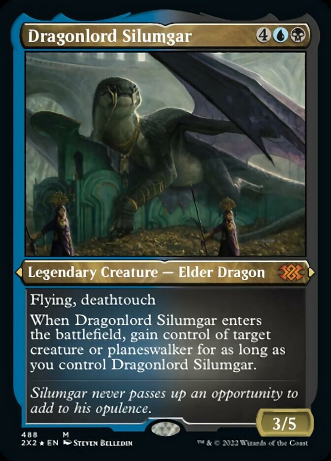Dragonlord Silumgar (Foil Etched) [Double Masters 2022] | Sanctuary Gaming