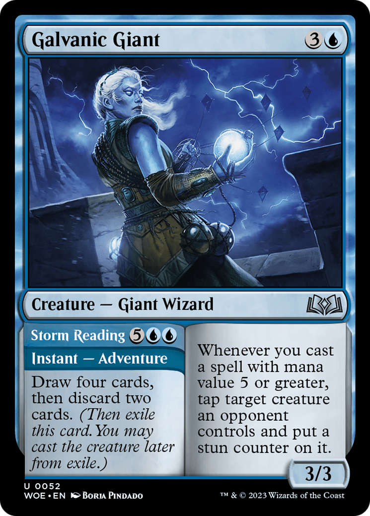 Galvanic Giant // Storm Reading [Wilds of Eldraine] | Sanctuary Gaming