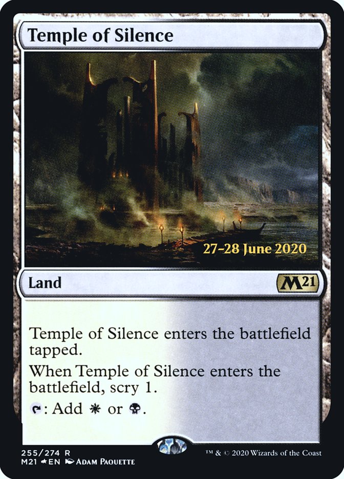 Temple of Silence  [Core Set 2021 Prerelease Promos] | Sanctuary Gaming