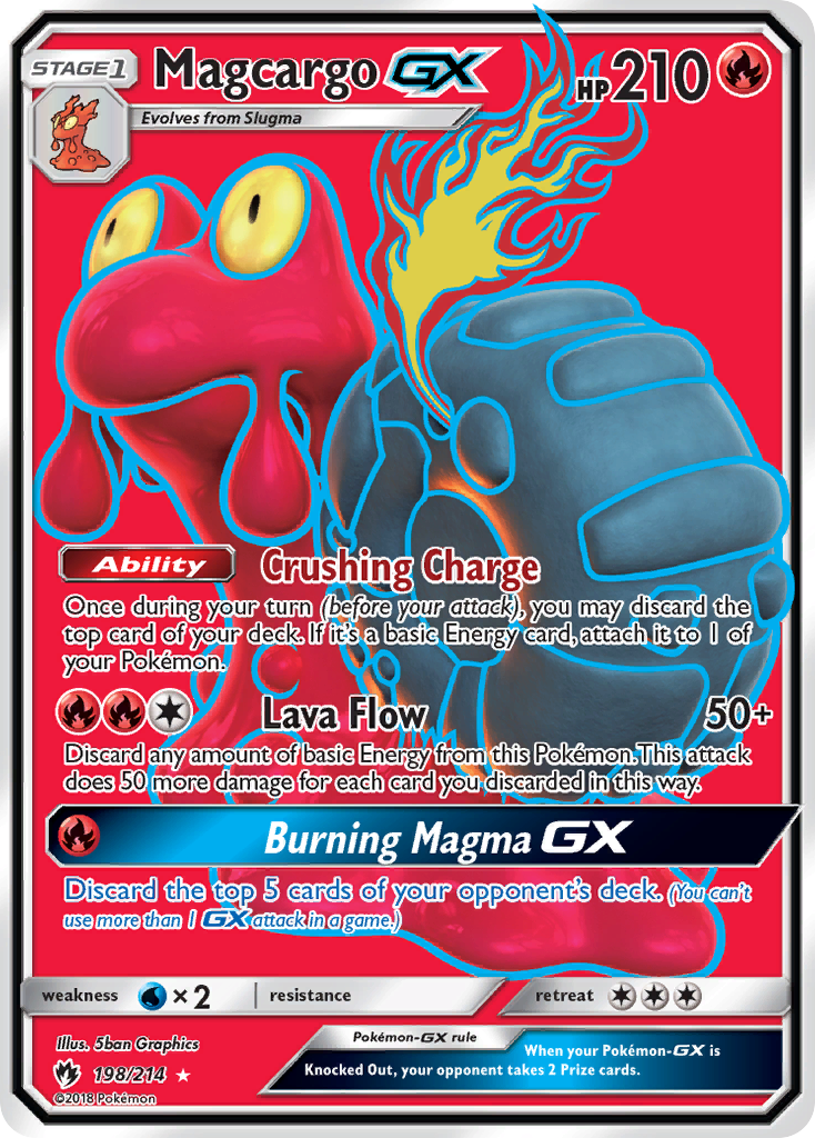 Magcargo GX (198/214) [Sun & Moon: Lost Thunder] | Sanctuary Gaming