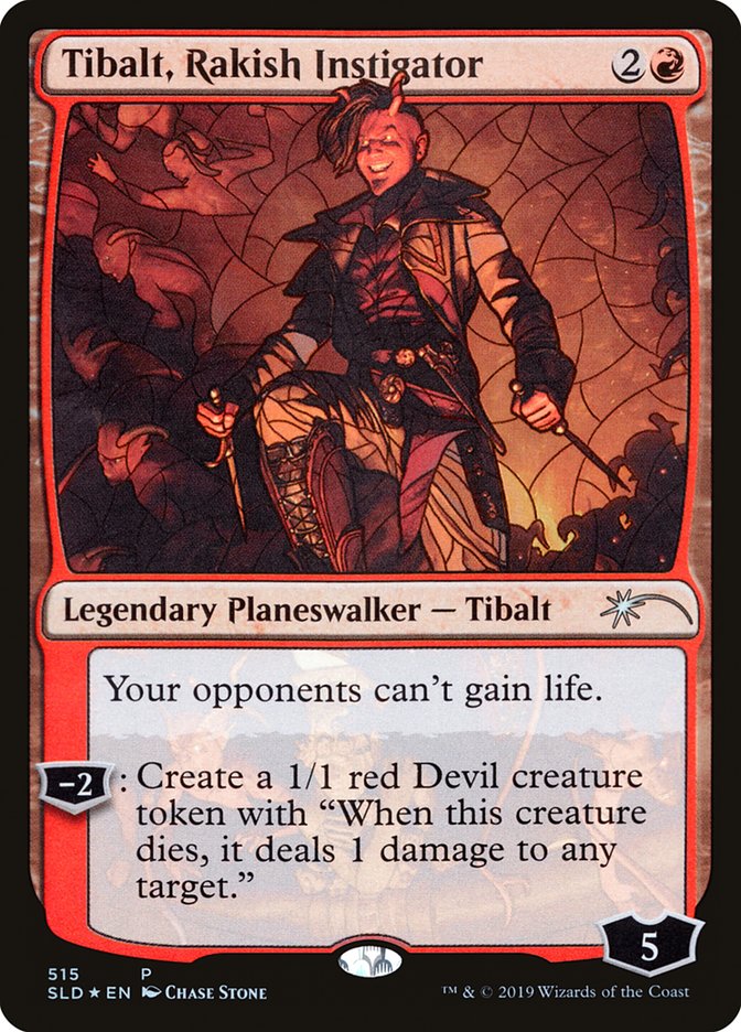 Tibalt, Rakish Instigator (Stained Glass) [Secret Lair Drop Promos] | Sanctuary Gaming