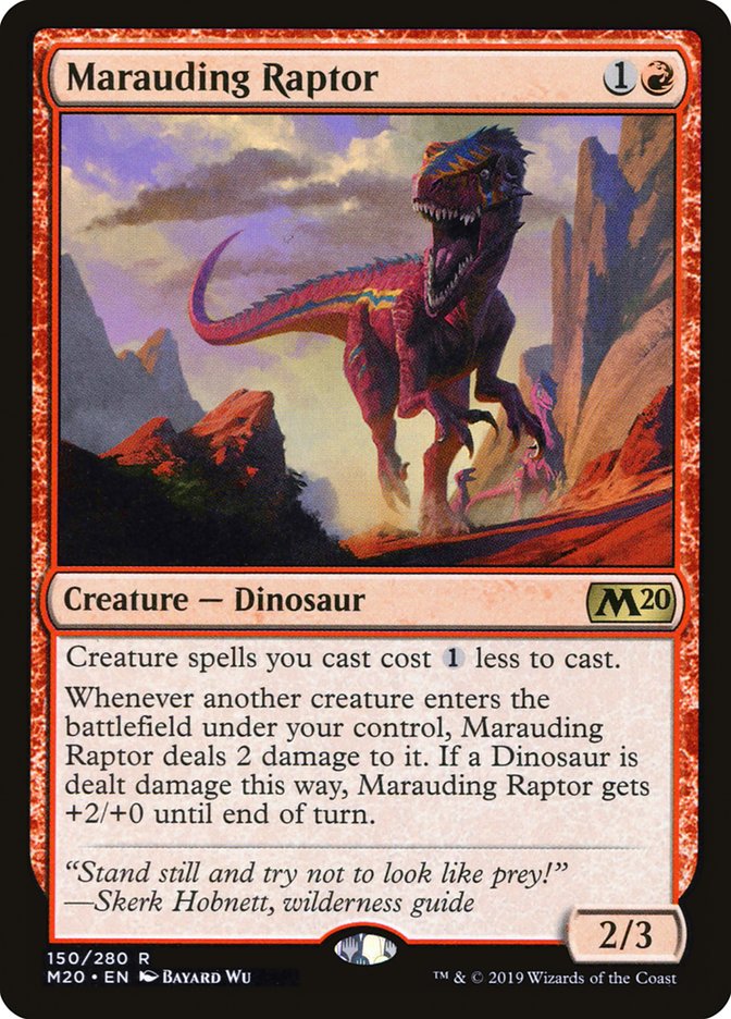 Marauding Raptor [Core Set 2020] | Sanctuary Gaming