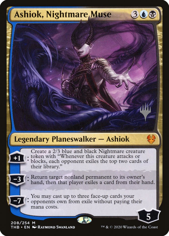 Ashiok, Nightmare Muse (Promo Pack) [Theros Beyond Death Promos] | Sanctuary Gaming