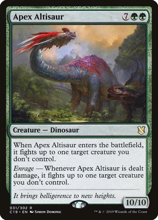 Apex Altisaur [Commander 2019] | Sanctuary Gaming