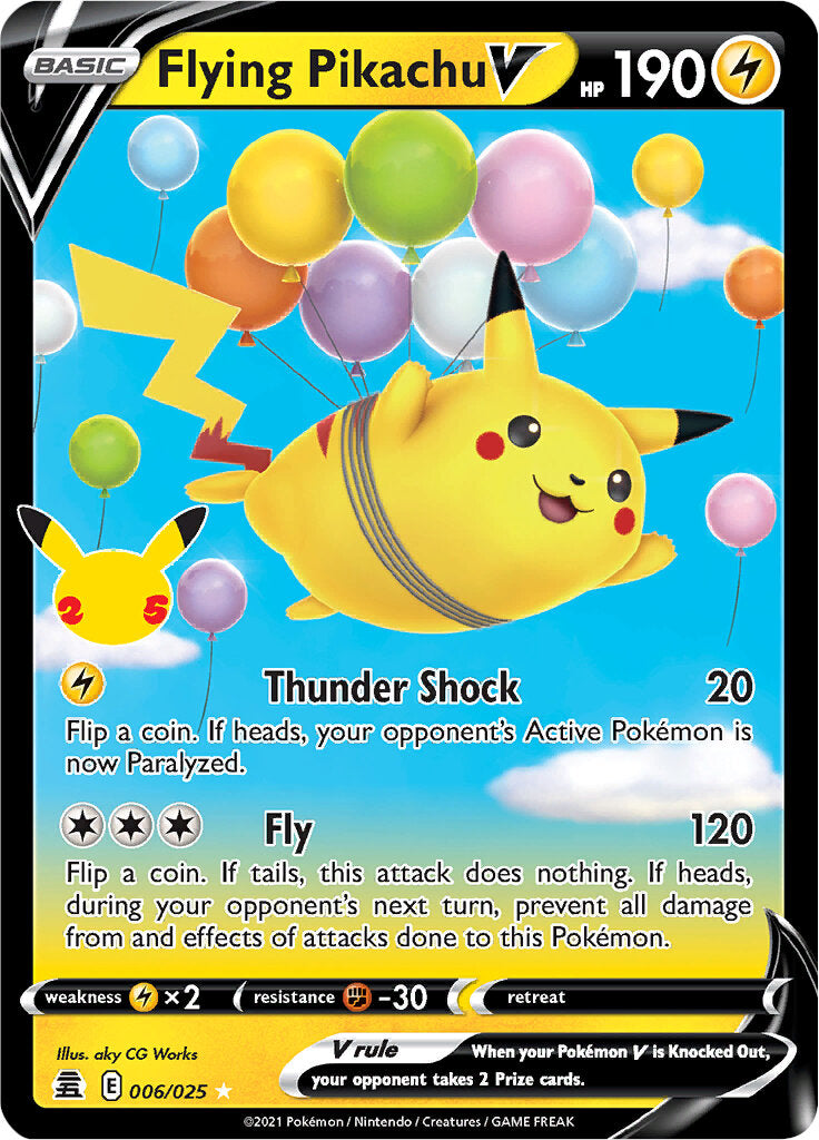 Flying Pikachu V (006/025) [Celebrations: 25th Anniversary] | Sanctuary Gaming