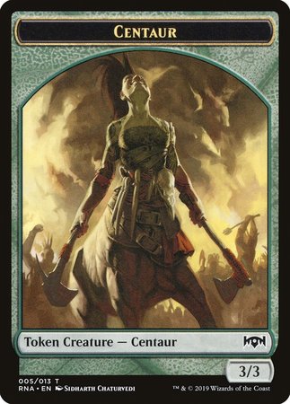 Centaur Token [Ravnica Allegiance Tokens] | Sanctuary Gaming